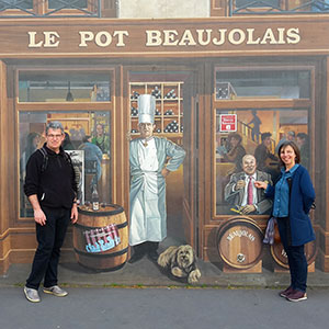 Fresque des Lyonnais avec Le Pot Beaujolais